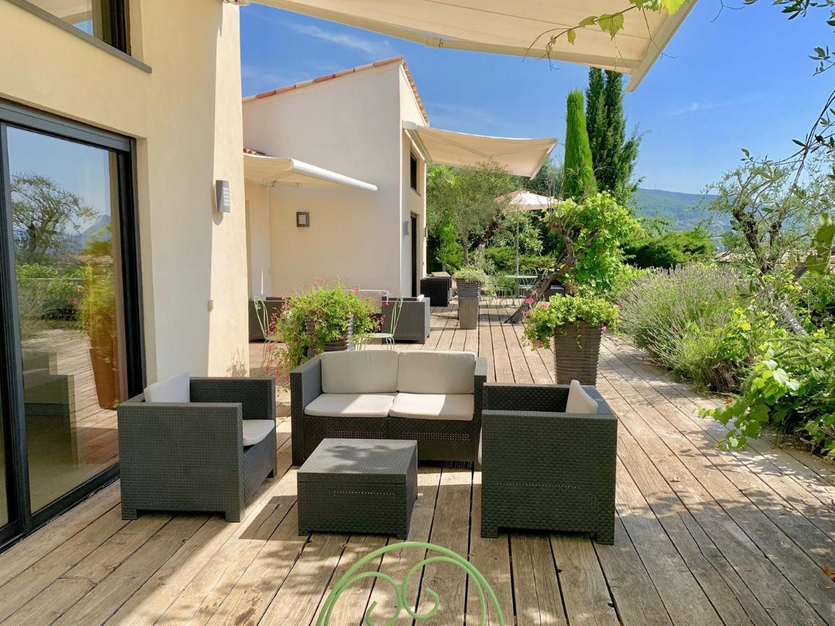 Maison D'Hotes Bleu Azur Tourrettes-sur-Loup Exterior foto